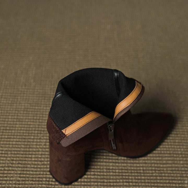 Alora Genuine Suede Boots - My Store