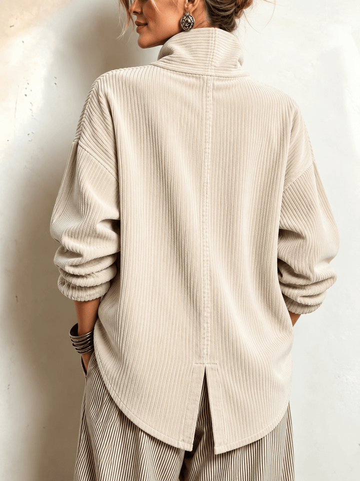 AMBER | Corduroy button-up top - My Store