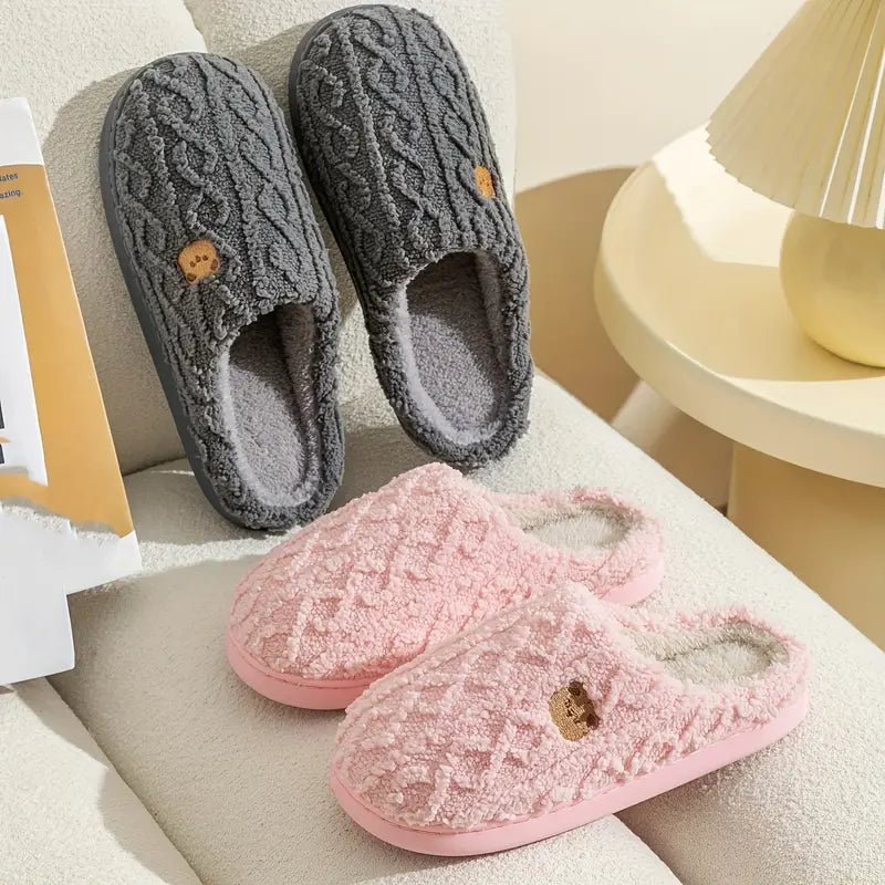 Anna Plush Slippers - My Store