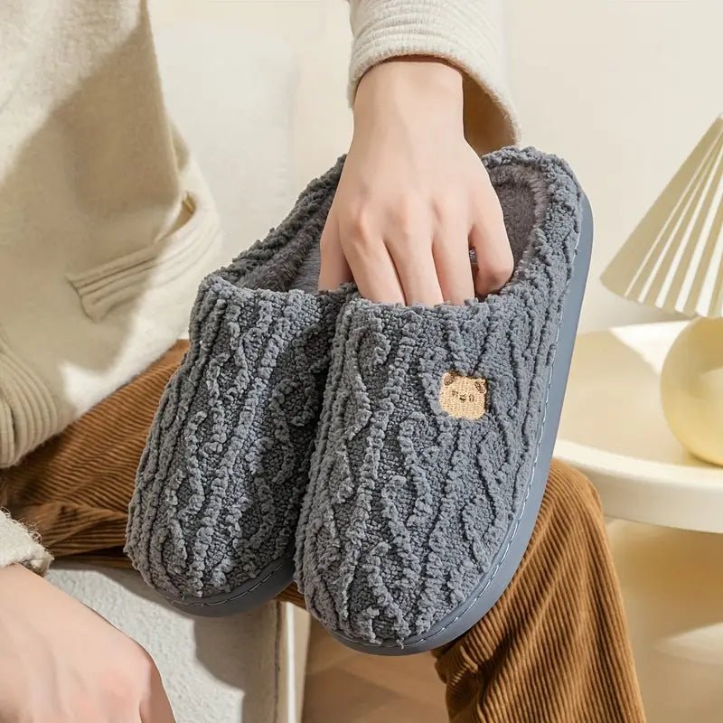 Anna Plush Slippers - My Store