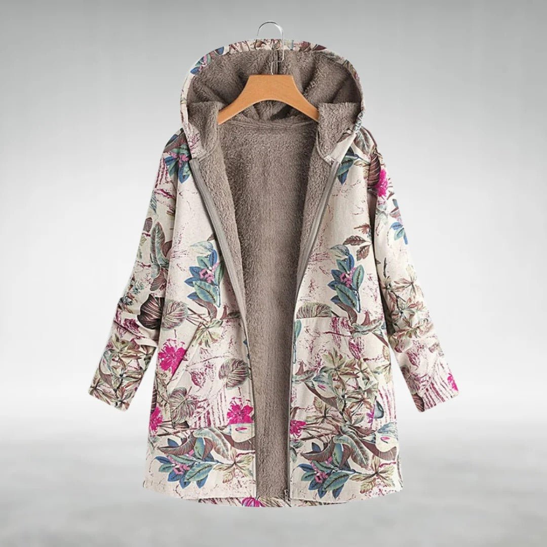 Bianca | floral fleece jacket - My Store