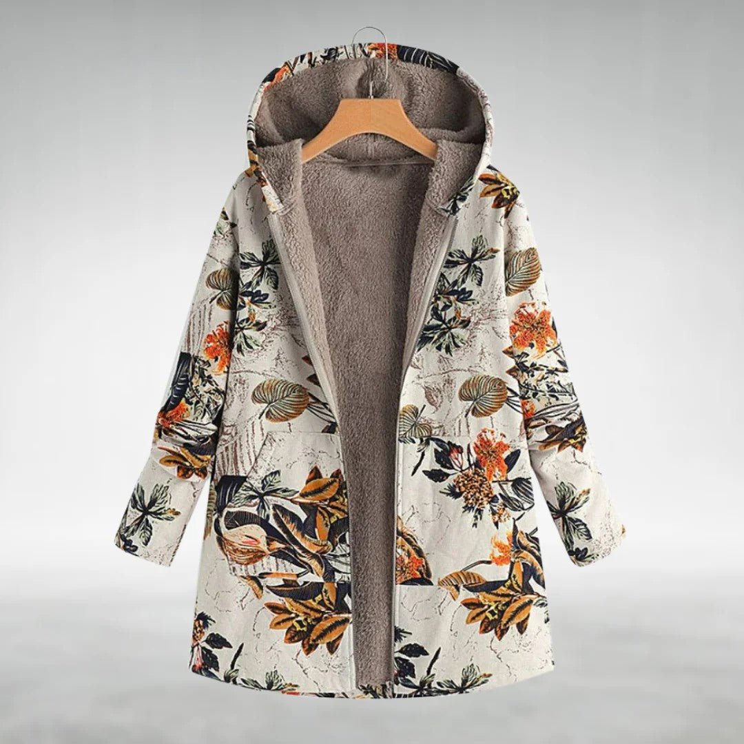 Bianca | floral fleece jacket - My Store