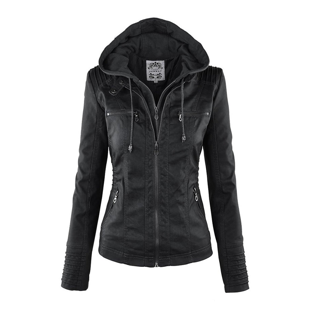 Callista | Hooded Moto Jacket - My Store