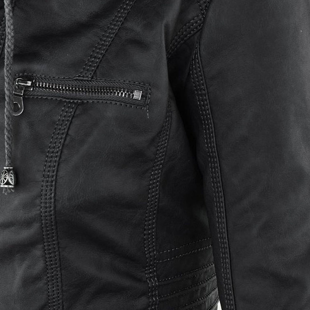 Callista | Hooded Moto Jacket - My Store