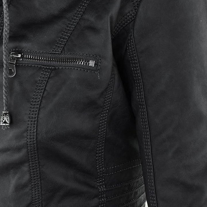 Callista | Hooded Moto Jacket - My Store