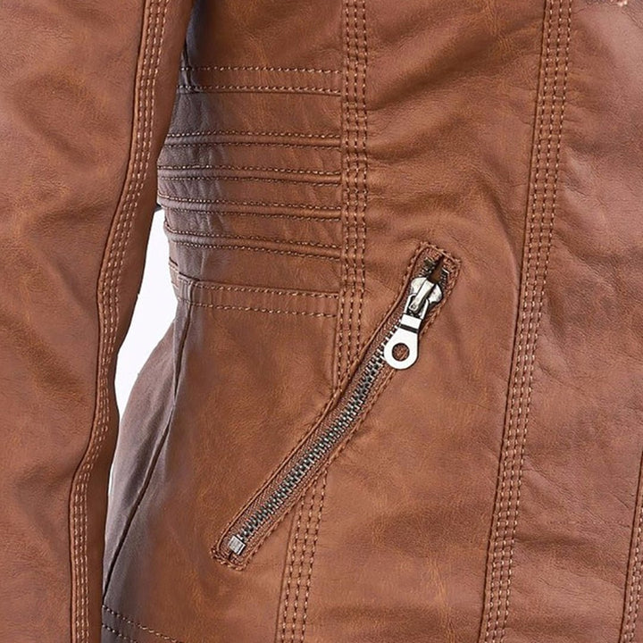 Callista | Hooded Moto Jacket - My Store