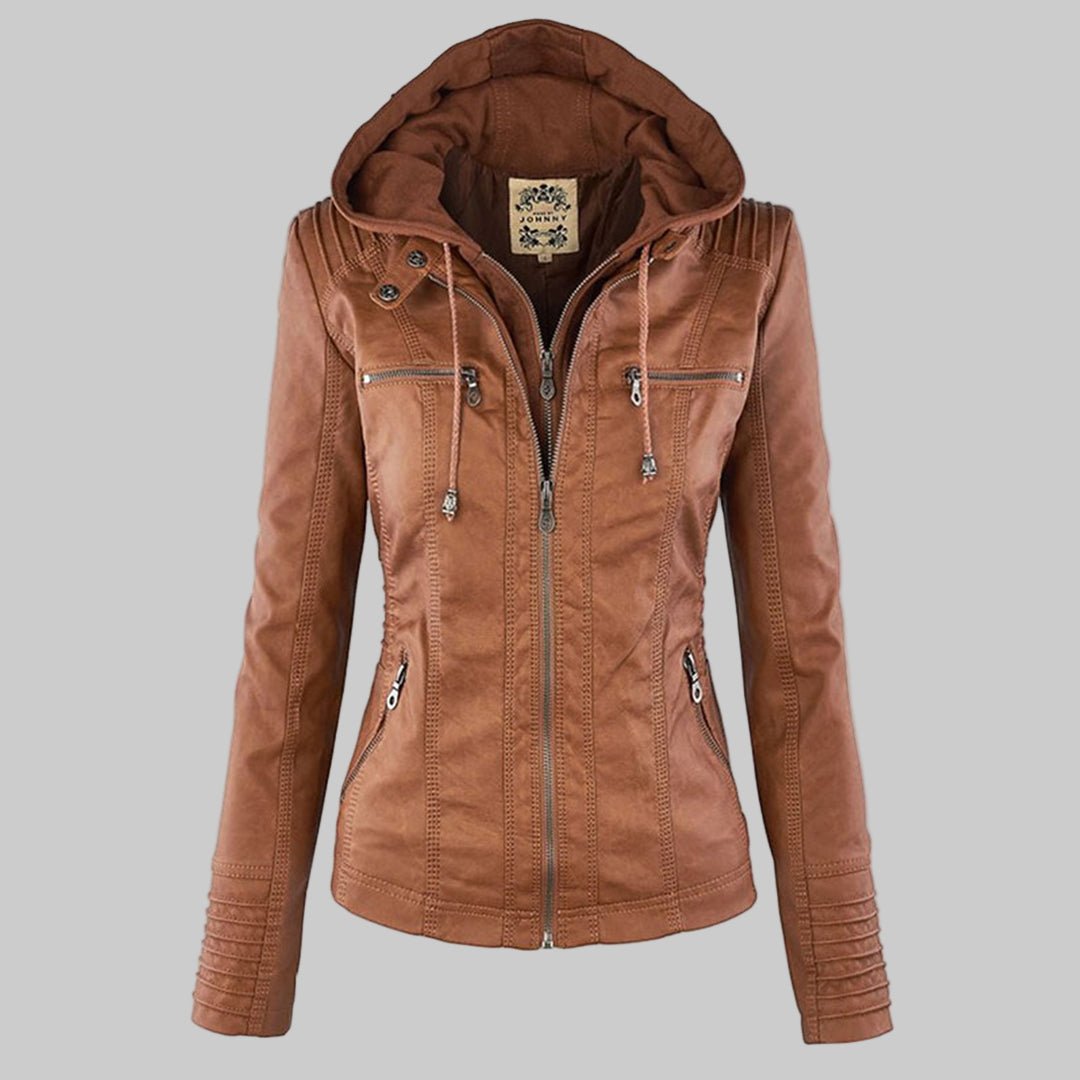 Callista | Hooded Moto Jacket - My Store