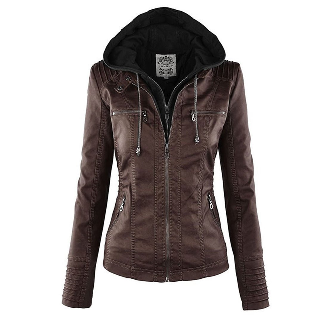 Callista | Hooded Moto Jacket - My Store