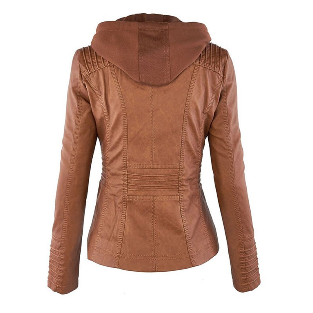 Callista | Hooded Moto Jacket - My Store