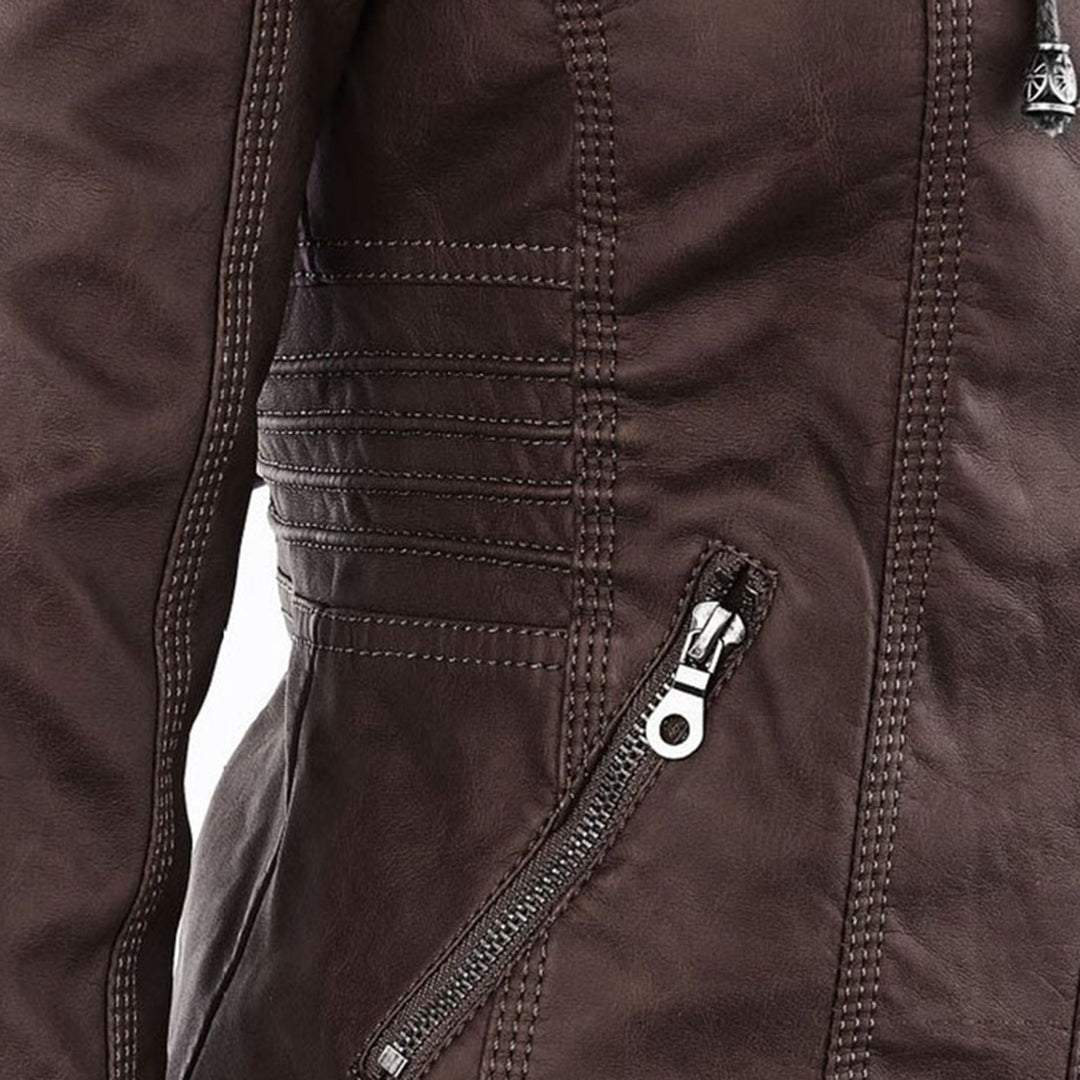 Callista | Hooded Moto Jacket - My Store