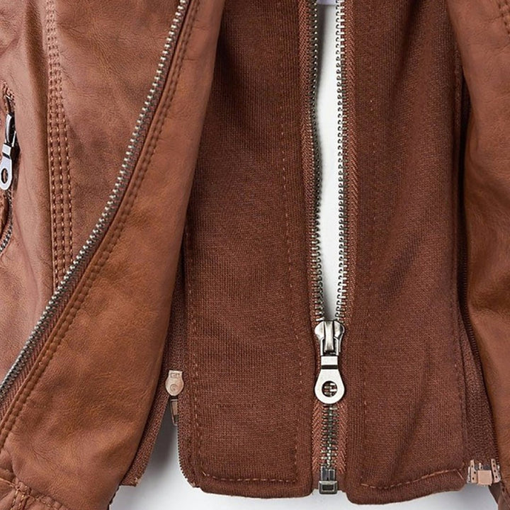 Callista | Hooded Moto Jacket - My Store