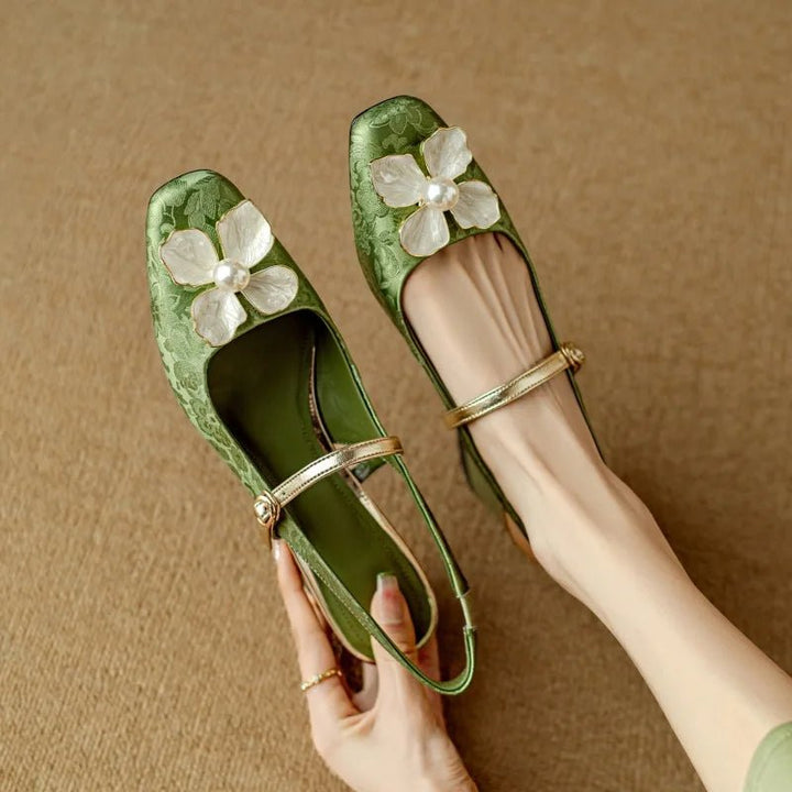 Camellia Slingback Pumps - My Store