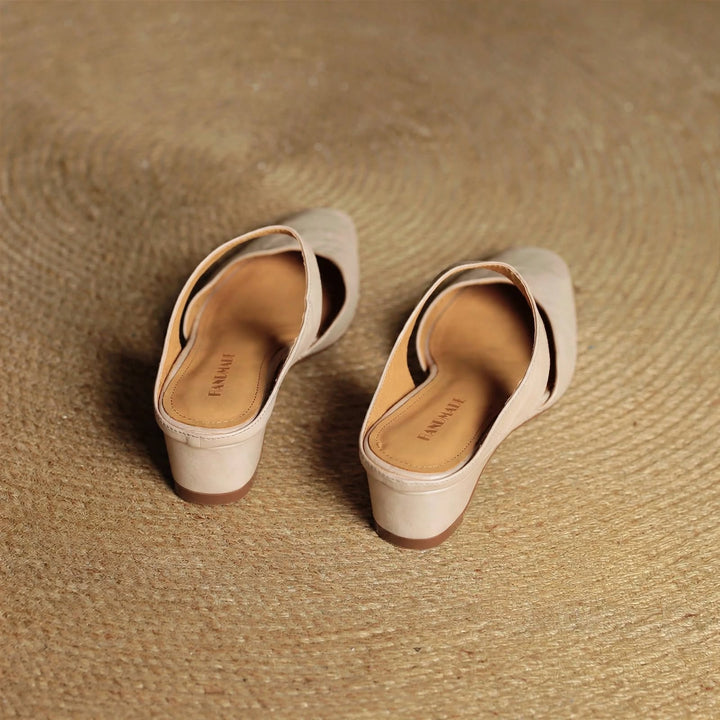 Cavie Square-Toe Mules - My Store