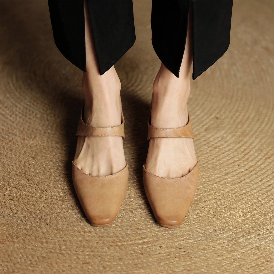 Cavie Square-Toe Mules - My Store