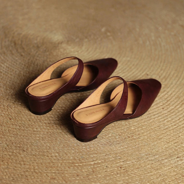 Cavie Square-Toe Mules - My Store