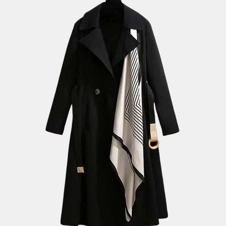Clarice | Belted Classic Midi Trench Coat - My Store
