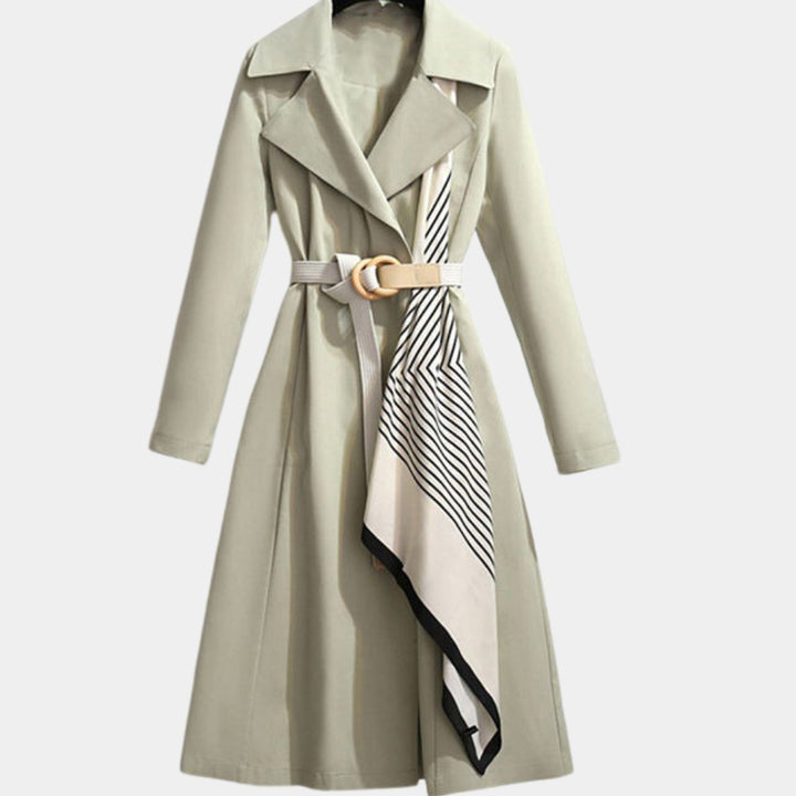Clarice | Belted Classic Midi Trench Coat - My Store