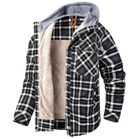 Fabrizio | Lightweight Checkered Jacket with Hood