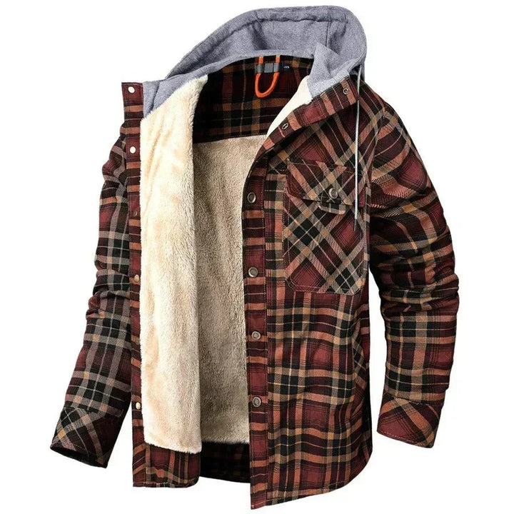 Fabrizio | Lightweight Checkered Jacket with Hood