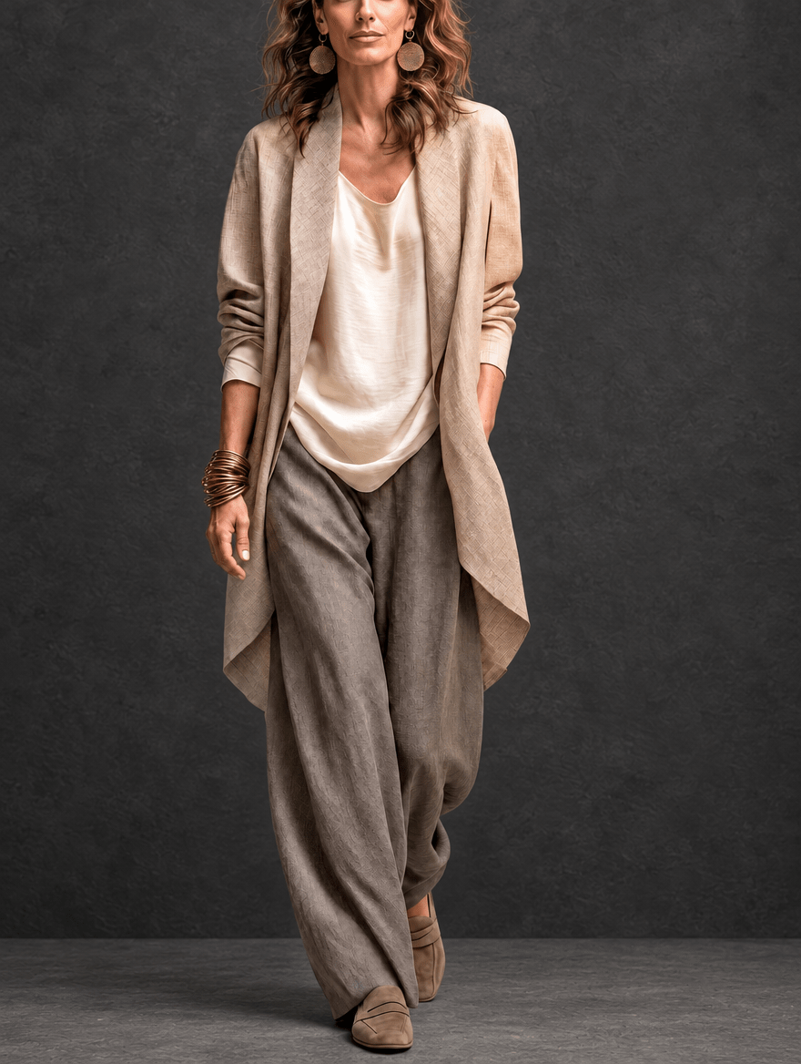 Costanza | Three-Piece Palazzo Pants Set - My Store
