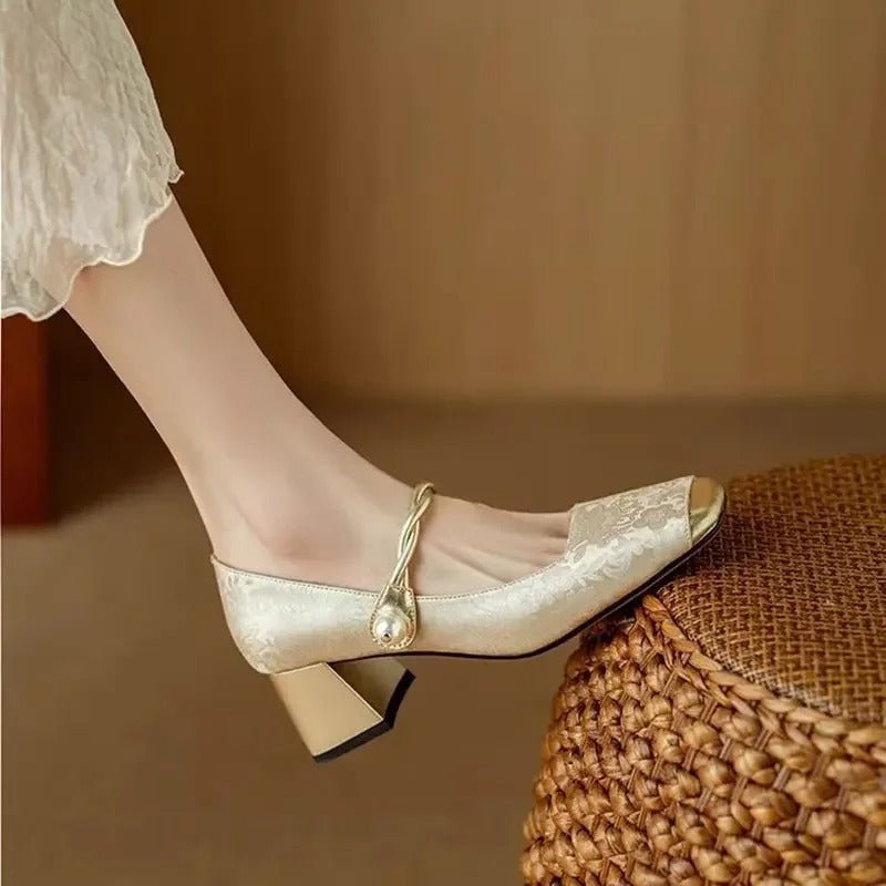 Elana Block Heels - My Store