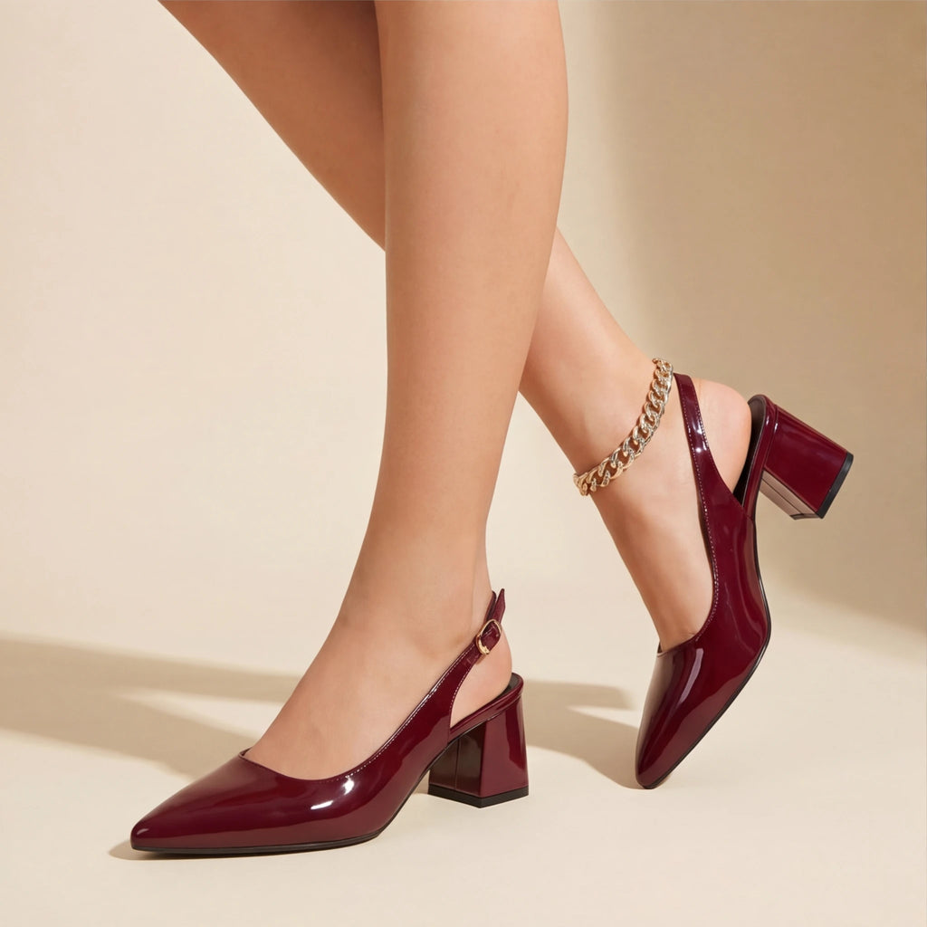 Margot Bordeaux Slingback
