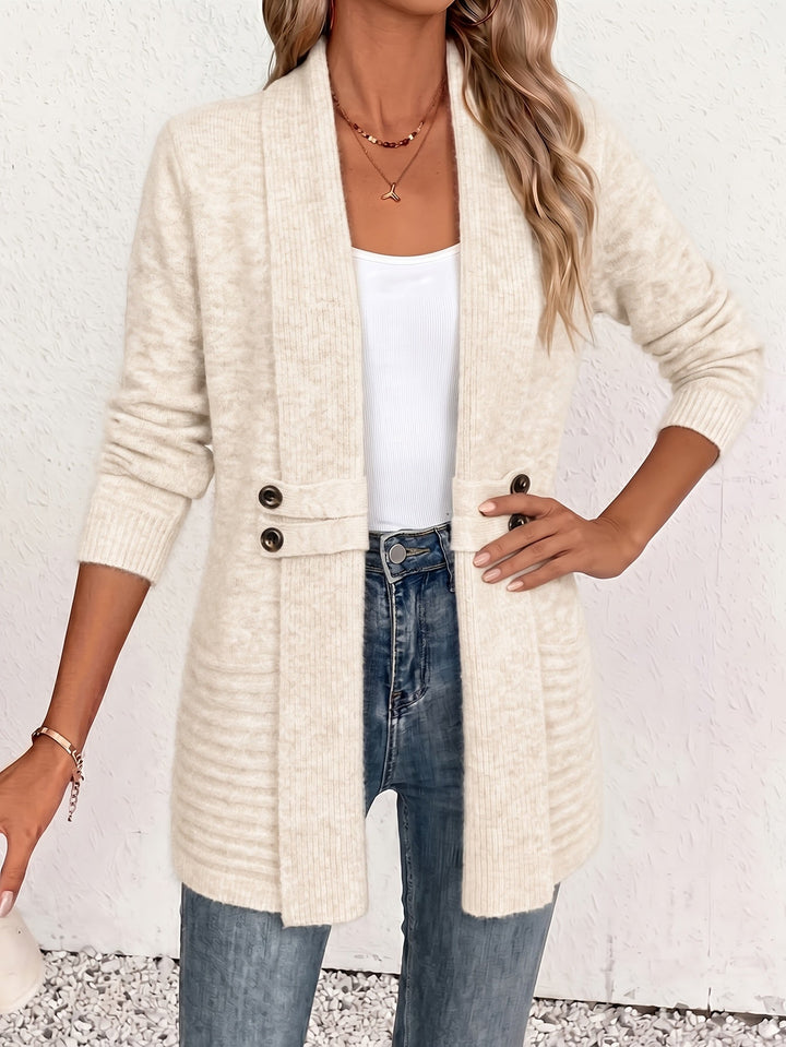FAITH | Open-front cardigan with seamed waist - My Store