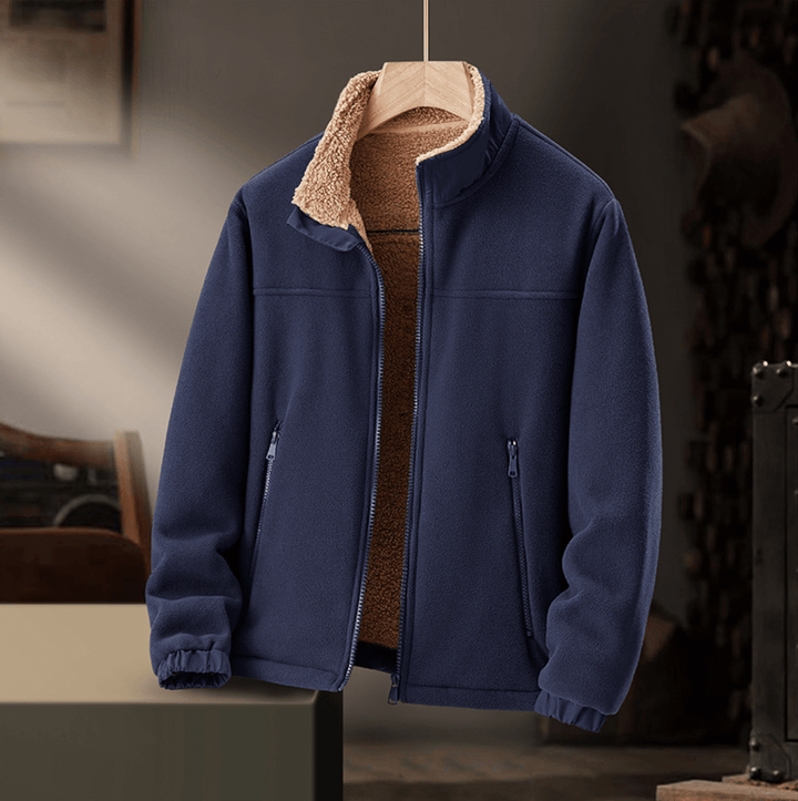 Grayson | Plush-Collar Zip Jacket - My Store