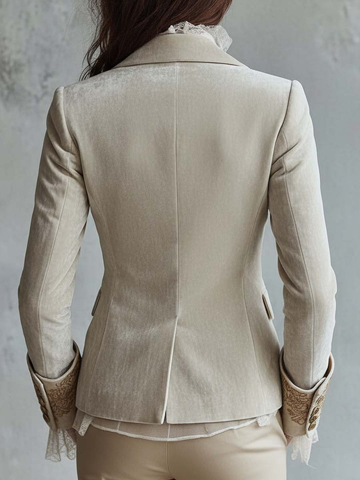 Guinevere | Embroidered Tailored Blazer - My Store