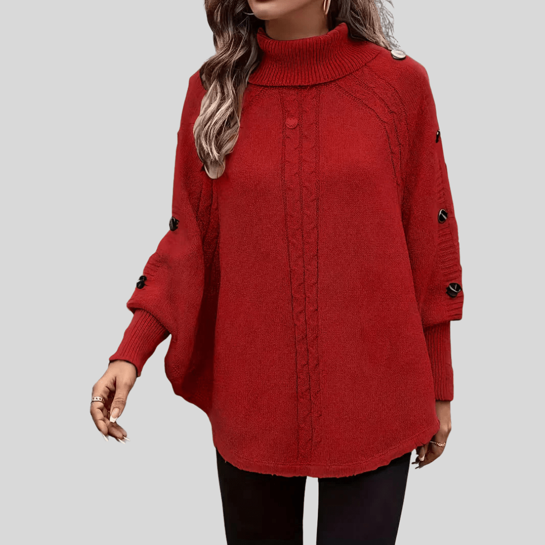 HOPE | High-neck cable-knit sweater - My Store