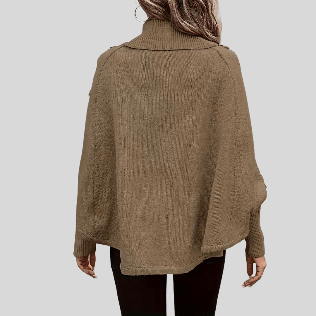 HOPE | High-neck cable-knit sweater - My Store
