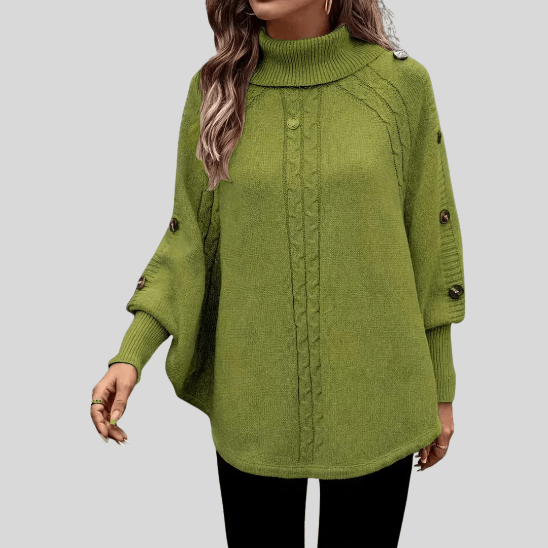 HOPE | High-neck cable-knit sweater - My Store