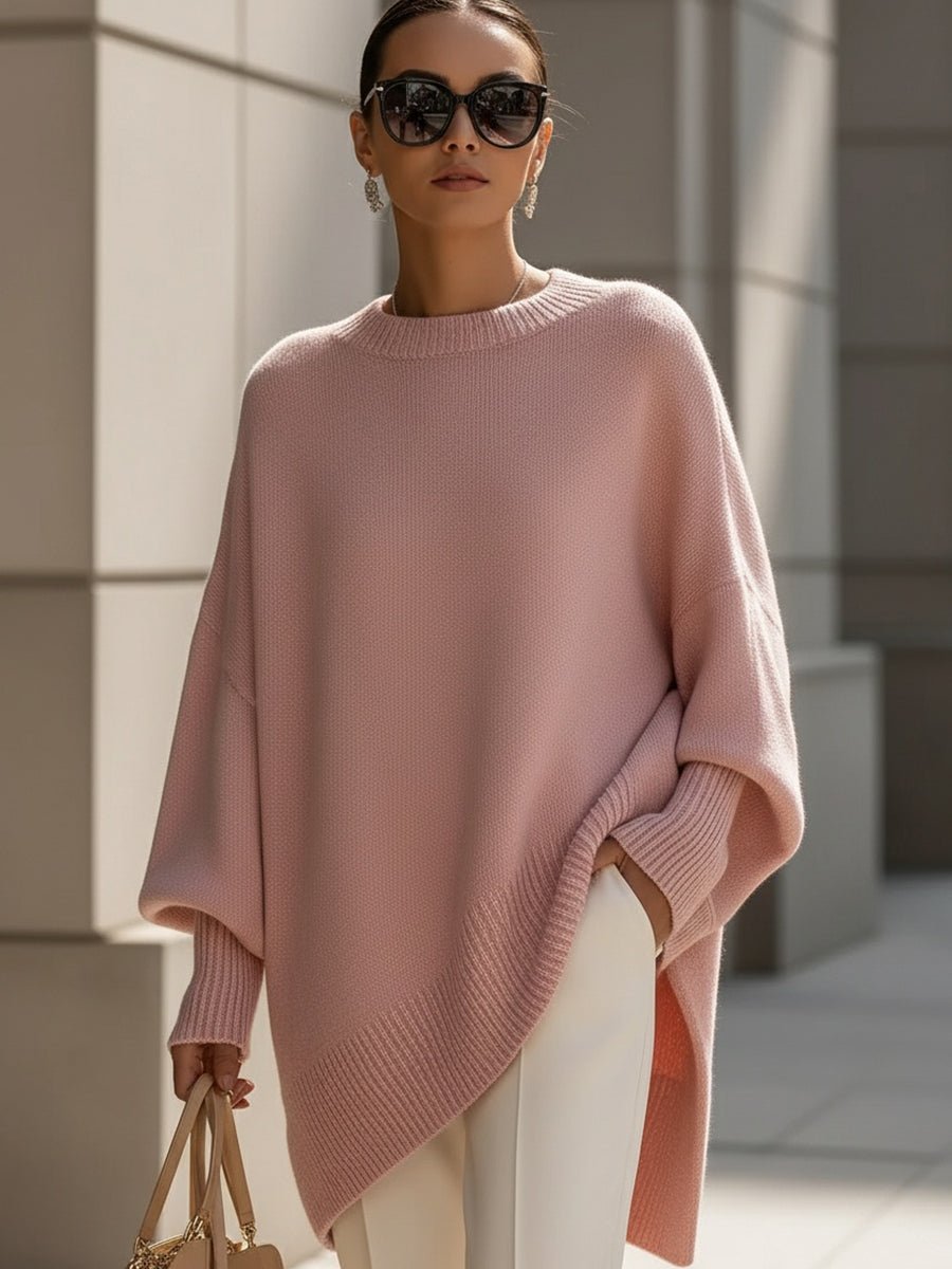 ISABELLA | Oversized drape knit sweater - My Store