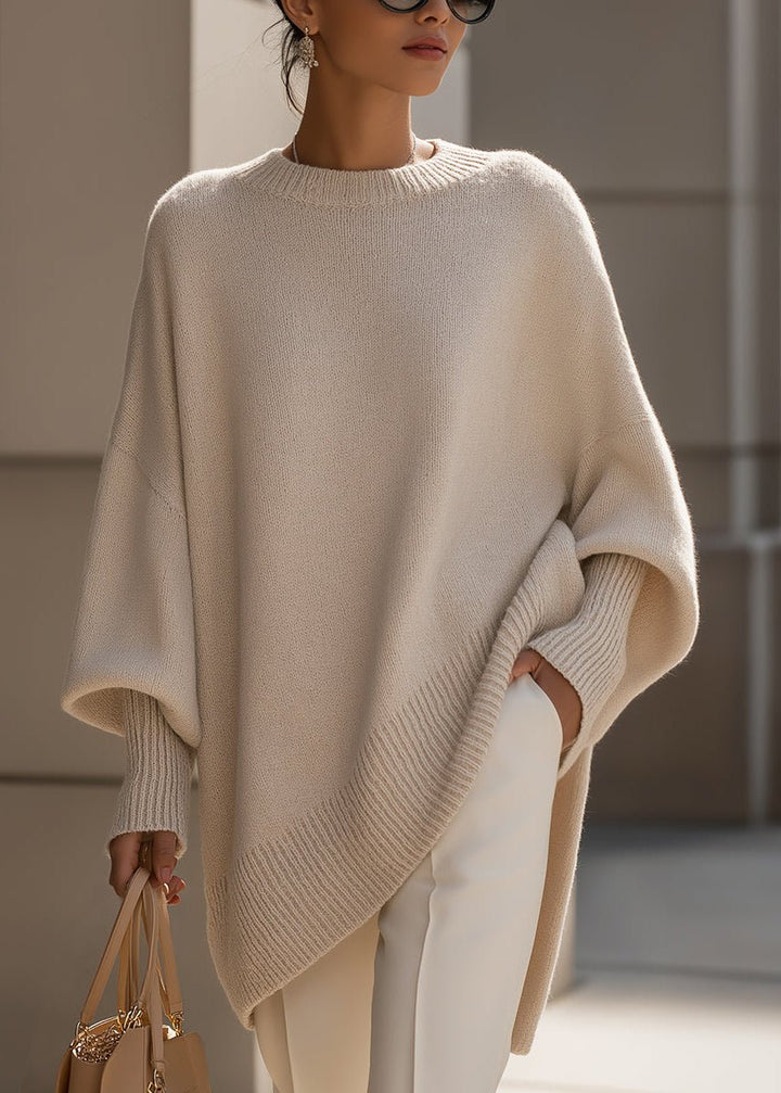 ISABELLA | Oversized drape knit sweater - My Store