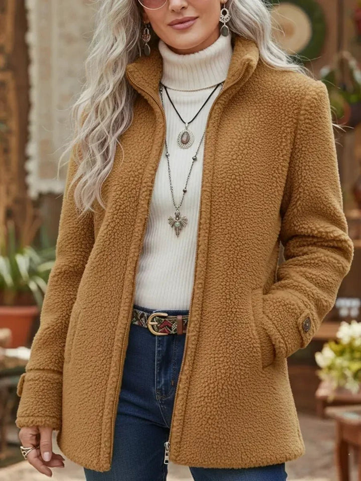 Judith | Cozy Stand-Collar Full-Zip Jacket - My Store