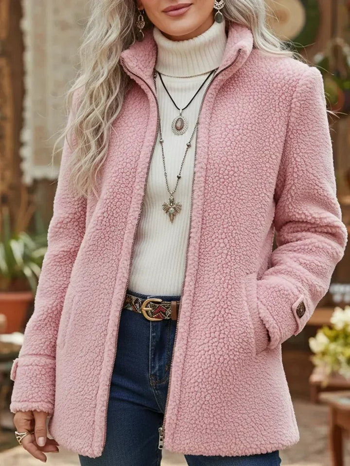 Judith | Cozy Stand-Collar Full-Zip Jacket - My Store