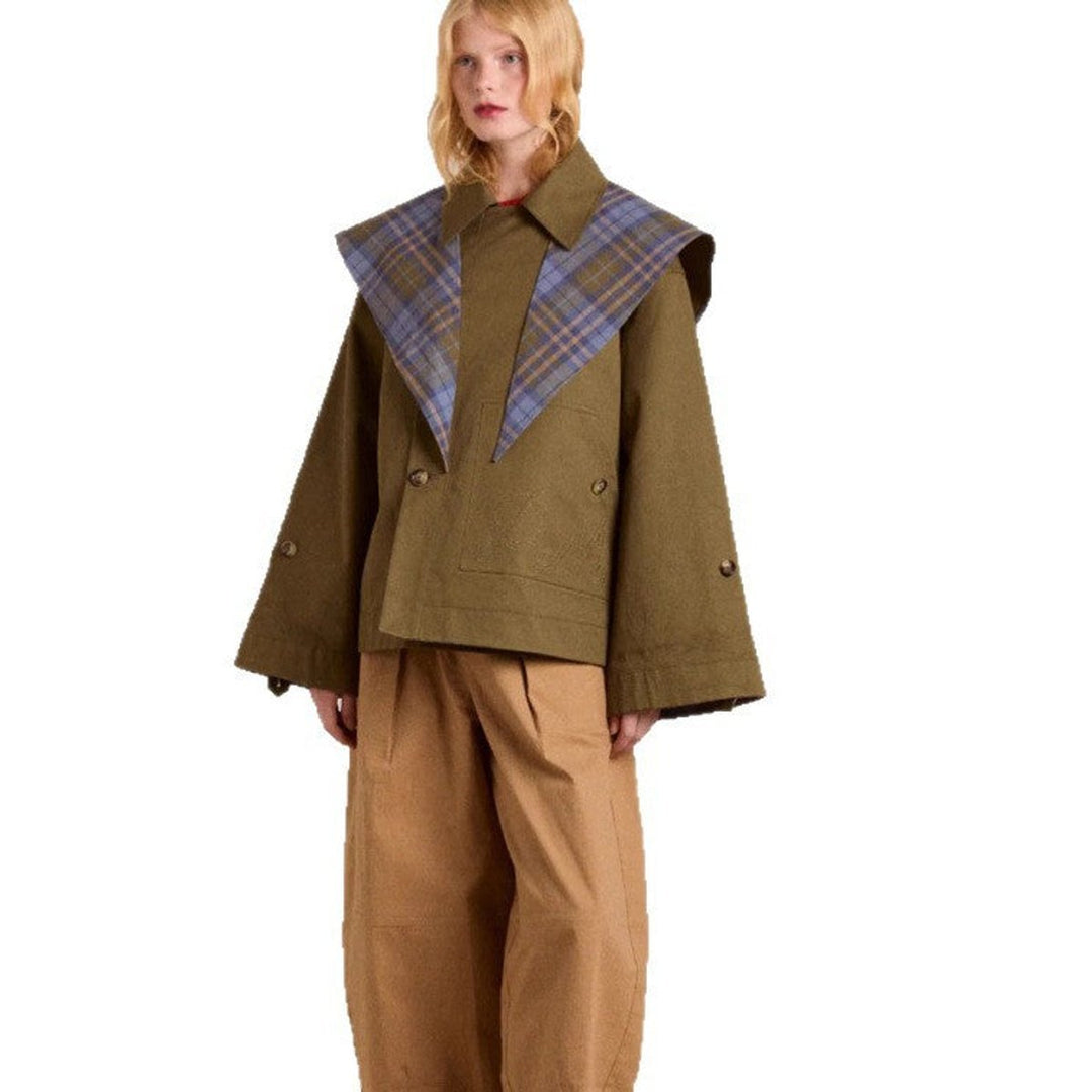 Lorna | Oversized Double-Breasted Utility Coat - My Store