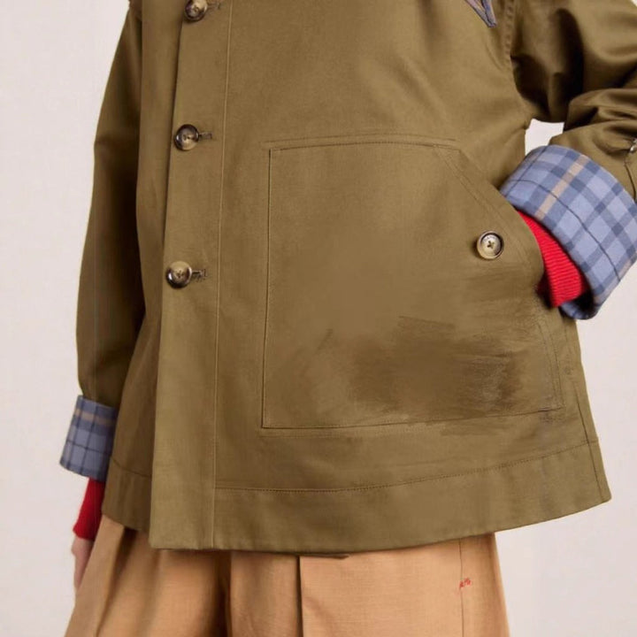 Lorna | Oversized Double-Breasted Utility Coat - My Store