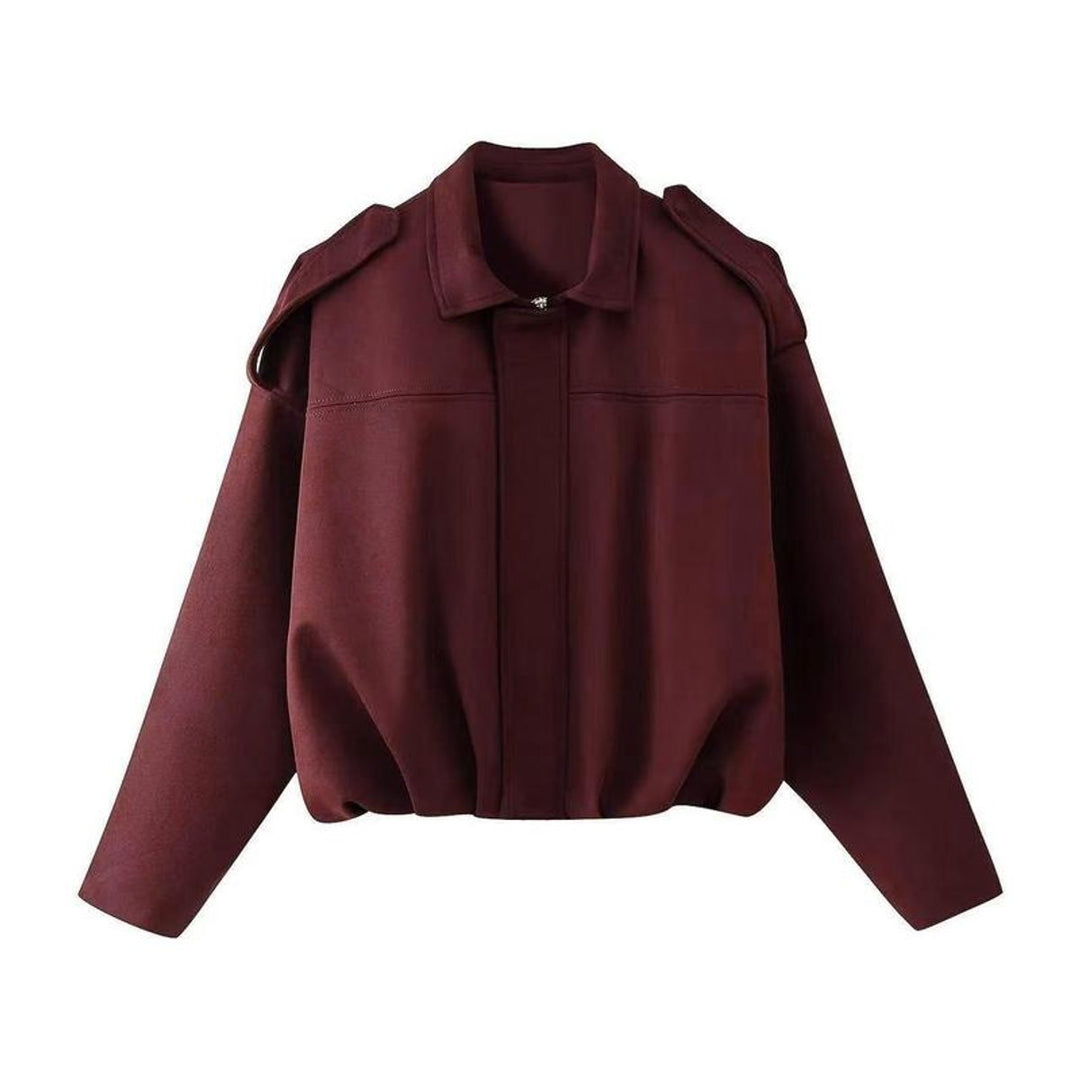 Louisa | Relaxed Oversized Bomber Jacket - My Store