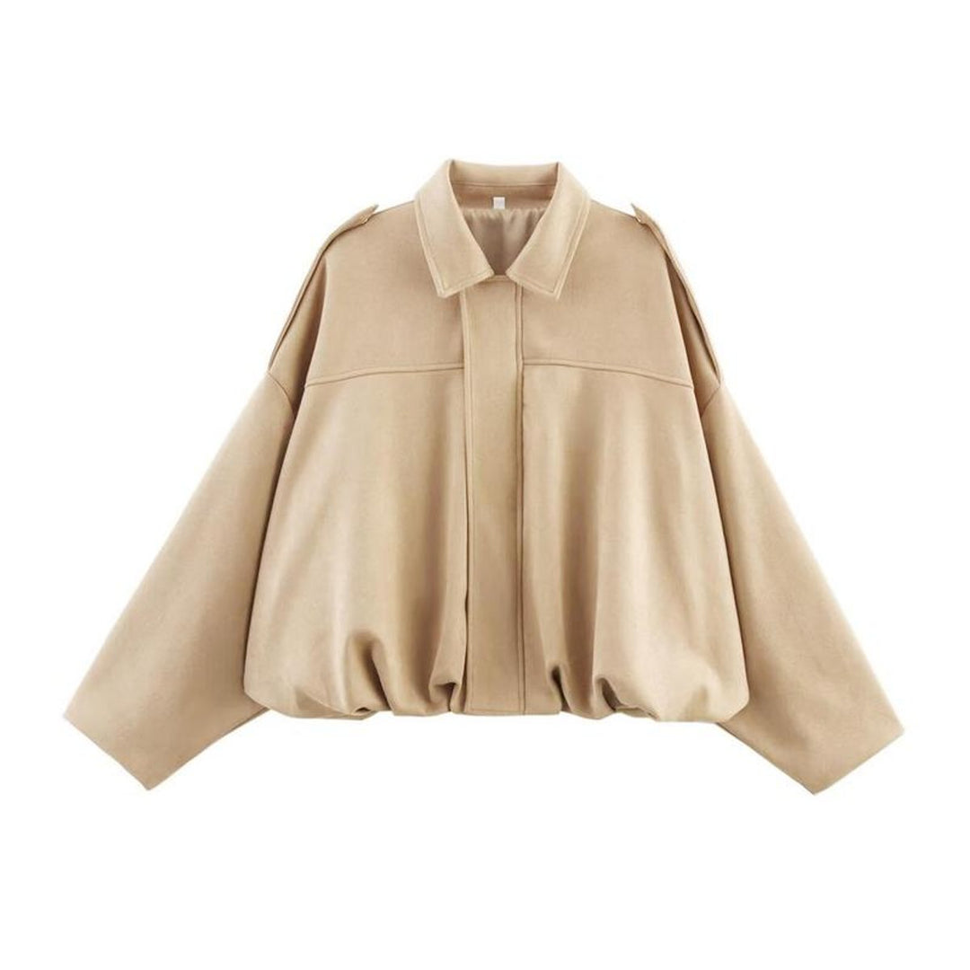 Louisa | Relaxed Oversized Bomber Jacket - My Store