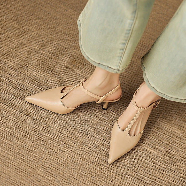 Luci Pointed-Toe Mary Jane Heels - My Store