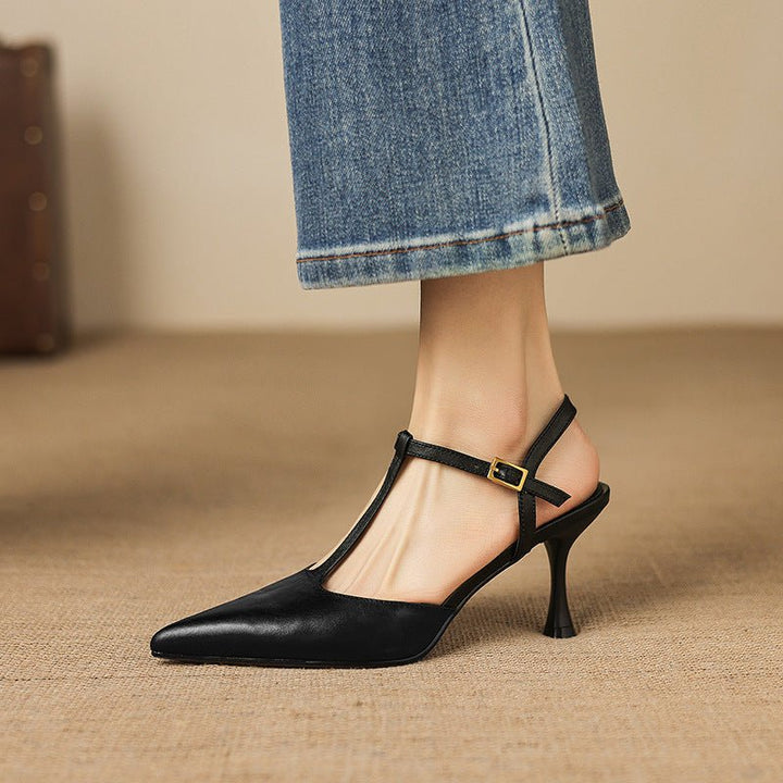 Luci Pointed-Toe Mary Jane Heels - My Store