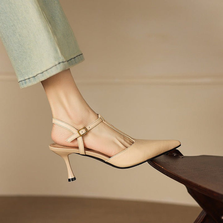 Luci Pointed-Toe Mary Jane Heels - My Store