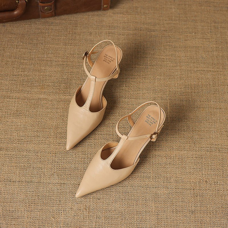 Luci Pointed-Toe Mary Jane Heels - My Store