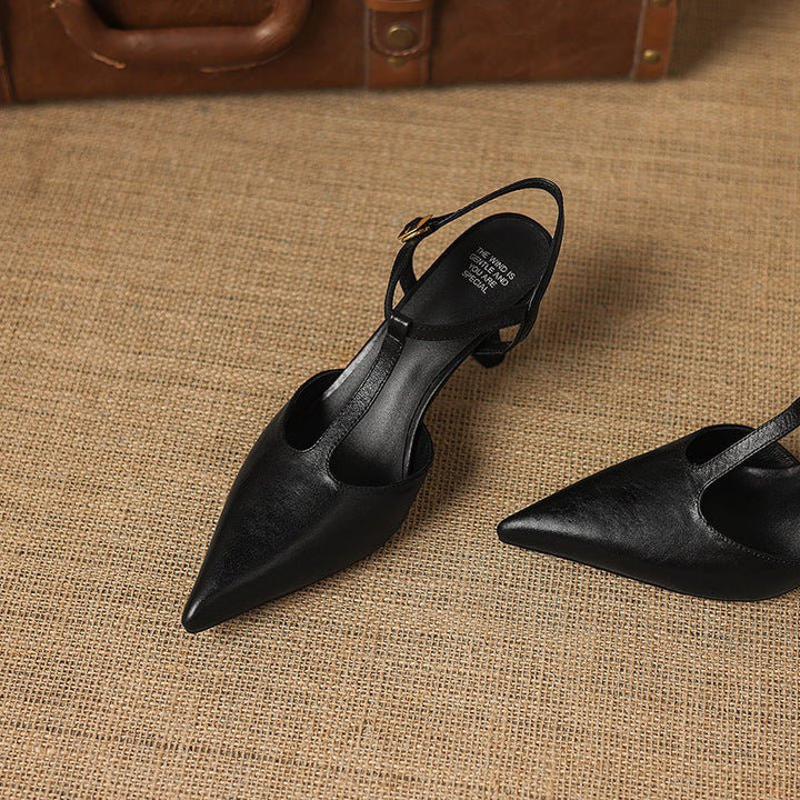 Luci Pointed-Toe Mary Jane Heels - My Store