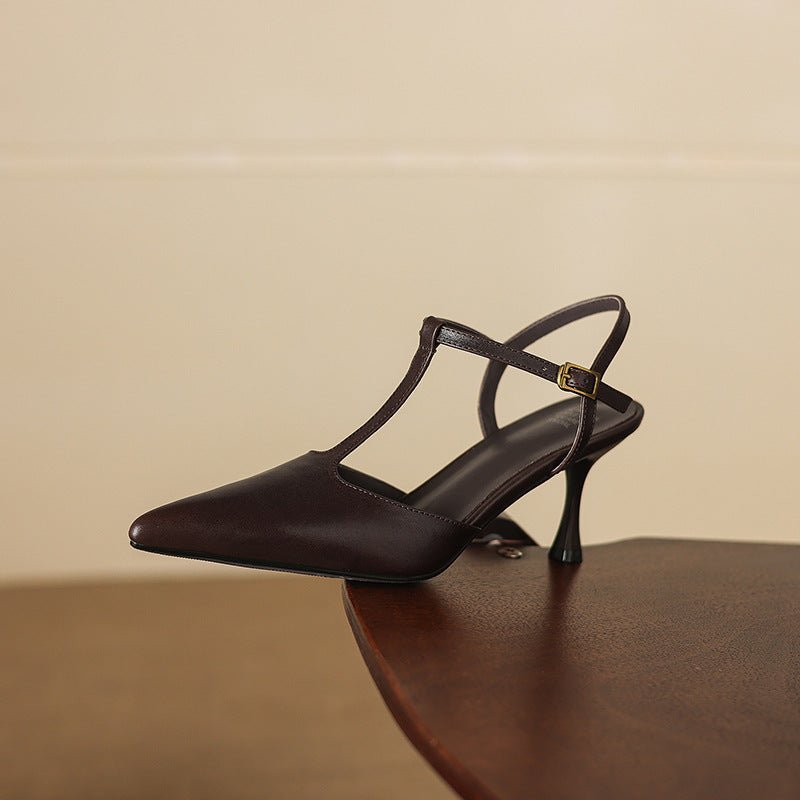 Luci Pointed-Toe Mary Jane Heels - My Store