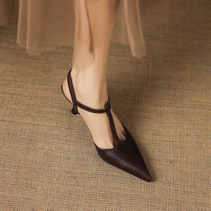 Luci Pointed-Toe Mary Jane Heels - My Store