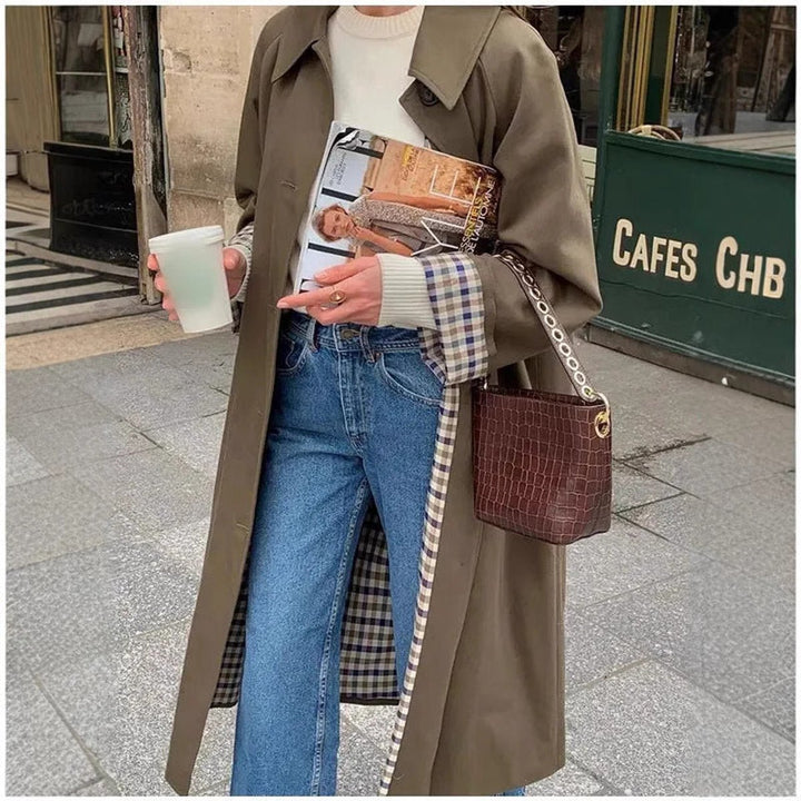 Lucia | Refined Oversized Long Trench Coat - My Store