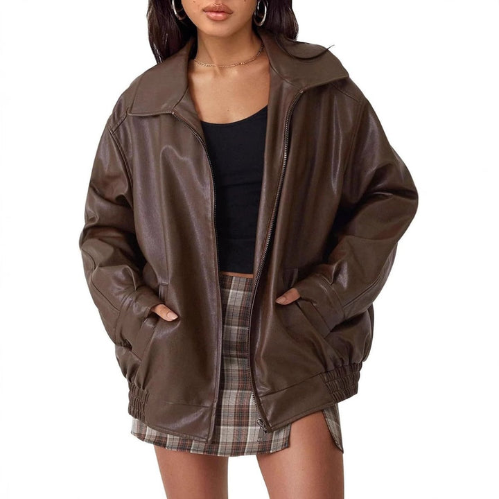 Nicola | Relaxed Zip-Up Bomber Jacket - My Store