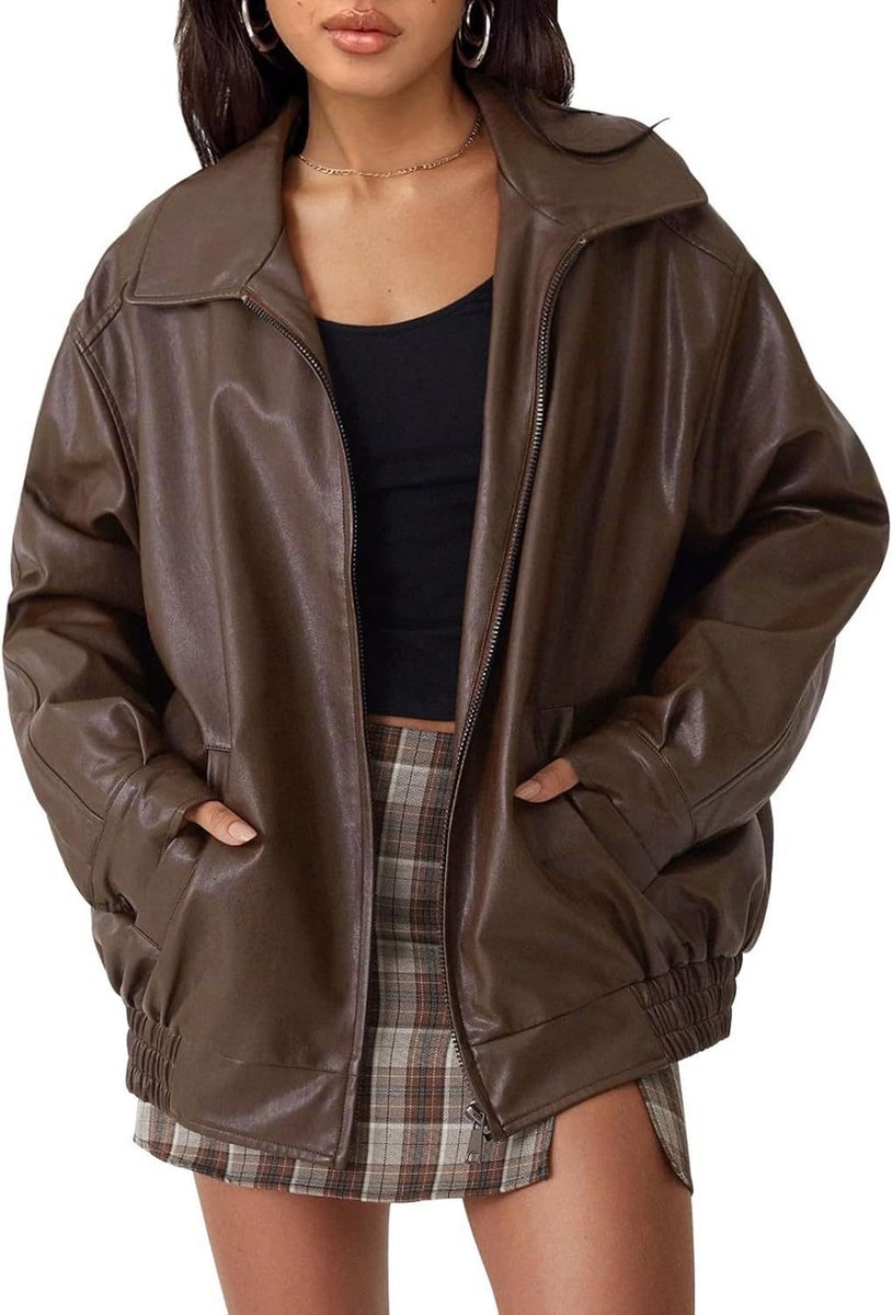 Nicola | Relaxed Zip-Up Bomber Jacket - My Store